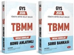 Data 2024 GYS TBMM Ortak Konular Konu + Soru 2 li Set Görevde Yükselme Data Yayınları