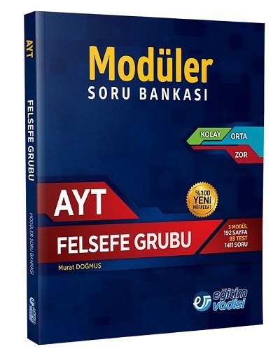 SÜPER FİYAT - Eğitim Vadisi YKS AYT Felsefe Grubu Modüler Soru Bankası Eğitim Vadisi Yayınları