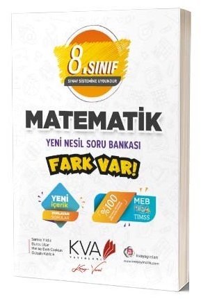 KVA Koray Varol 8. Sınıf Matematik Fark Var Soru Bankası KVA Koray Varol Yayınları