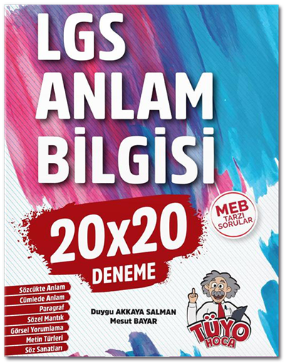 Şeker Portakalı 8. Sınıf LGS Anlam Bilgisi Tüyo Hoca 20x20 Deneme Şeker Portakalı Yayıncılık