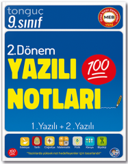 Tonguç  9. Sınıf Tüm Dersler 2. Dönem 1. Yazılı ve 2. Yazılı Notları Tonguç Akademi