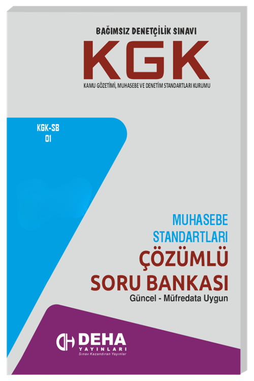 Deha KGK Muhasebe Standartları Soru Bankası Deha Yayınları