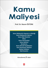 Ekin Kamu Maliyesi 5. Baskı - Nazım Öztürk Ekin Yayınları