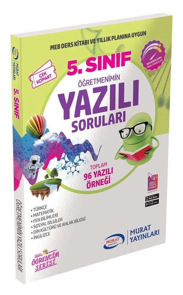 Murat 5. Sınıf Öğretmenimin Yazılı Soruları Murat Yayınları