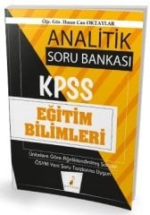 Pelikan 2020 KPSS Eğitim Bilimleri Analitik Soru Bankası Tek Kitap Hasan Can Oktaylar Pelikan Yayınları