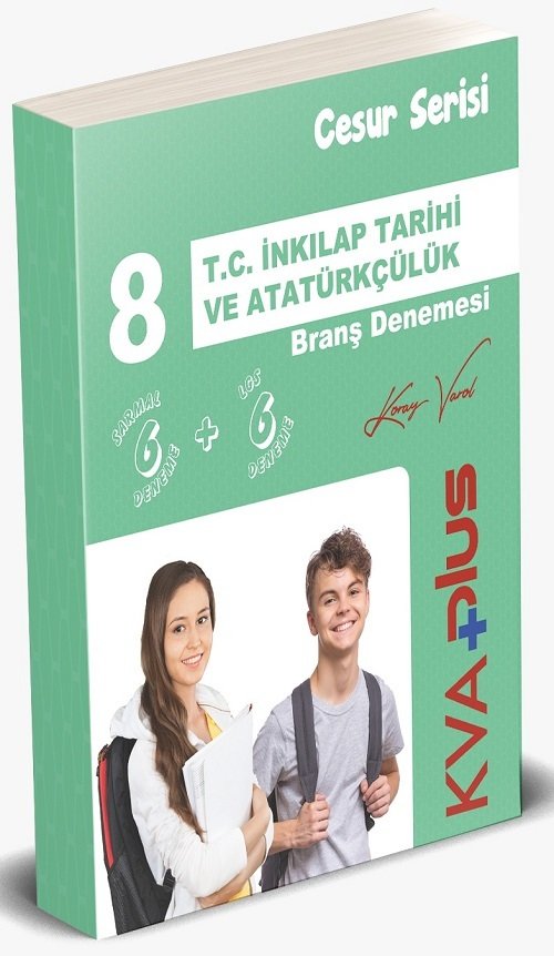 KVA Koray Varol 8. Sınıf TC İnkılap Tarihi ve Atatürkçülük Cesur Serisi 12 Deneme KVA Koray Varol Yayınları