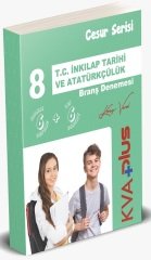 KVA Koray Varol 8. Sınıf TC İnkılap Tarihi ve Atatürkçülük Cesur Serisi 12 Deneme KVA Koray Varol Yayınları