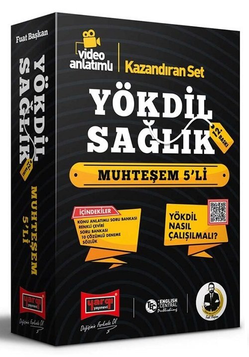 Yargı YÖKDİL Sağlık Bilimleri Muhteşem 5 li Kazandıran Set - Fuat Başkan 12. Baskı Yargı Yayınları