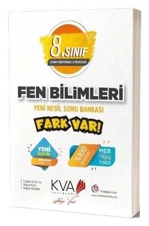 KVA Koray Varol 8. Sınıf Fen Bilimleri Fark Var Soru Bankası KVA Koray Varol Yayınları