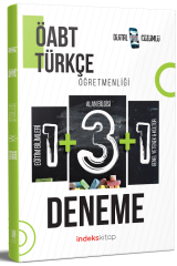 SÜPER FİYAT - İndeks Akademi ÖABT Türkçe Öğretmenliği 5 Deneme Dijital Çözümlü İndeks Akademi Yayıncılık