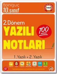 Tonguç  10. Sınıf Tüm Dersler 2. Dönem 1. Yazılı ve 2. Yazılı Notları Tonguç Akademi