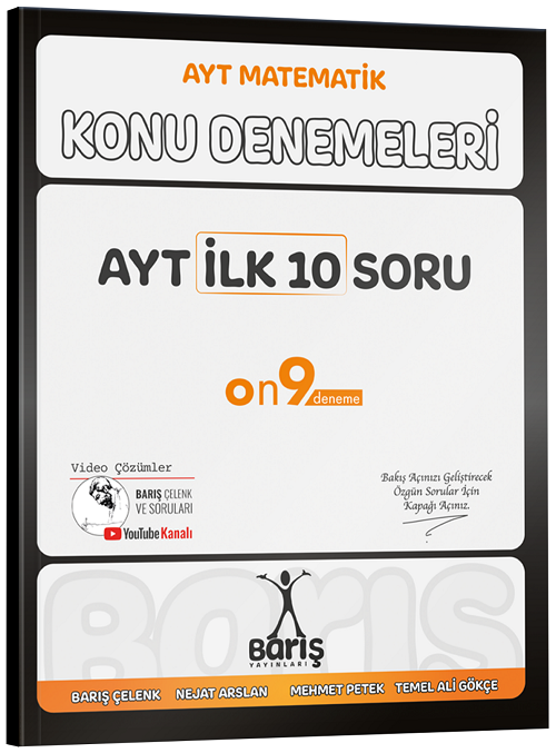 Barış YKS AYT Matematik İlk 10 Soru Konu Denemeleri Barış Yayınları