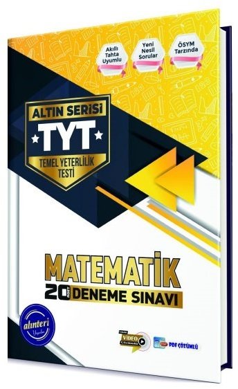 Alınteri YKS TYT Matematik Altın 20 Deneme Alınteri Yayınları