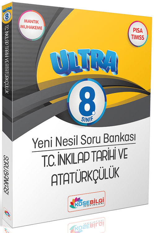 Köşebilgi 8. Sınıf TC İnkilap Tarihi ve Atatürkçülük Ultra Çözümsüz Soru Bankası Köşebilgi Yayınları