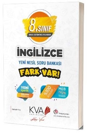 KVA Koray Varol 8. Sınıf İngilizce Fark Var Soru Bankası KVA Koray Varol Yayınları