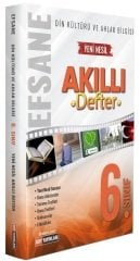 DDY Yayınları 6. Sınıf Din Kültürü ve Ahlak Bilgisi Efsane Akıllı Defter DDY Yayınları