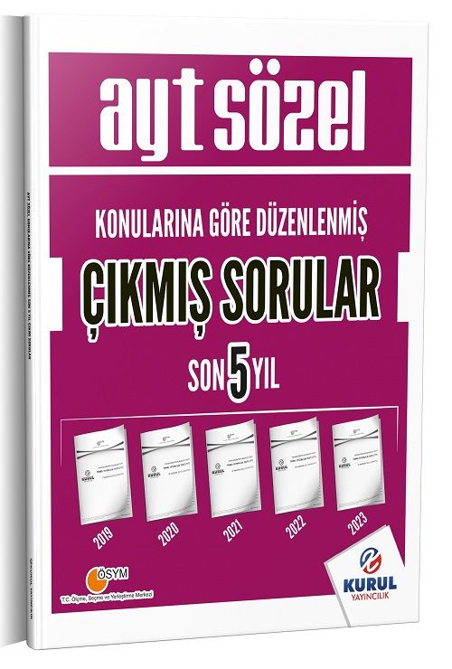 Kurul YKS AYT Sözel Son 5 Yıl Çıkmış Sorular Video Çözümlü Kurul Yayncılık