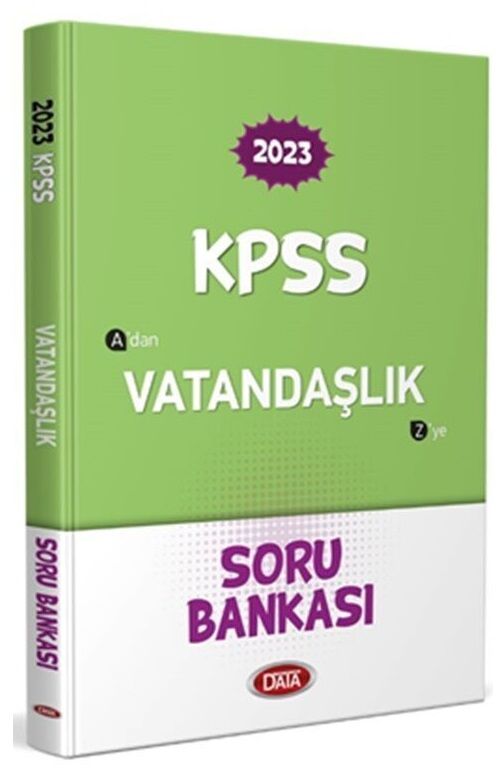 SÜPER FİYAT - Data 2023 KPSS Vatandaşlık Soru Bankası Çözümlü Data Yayınları