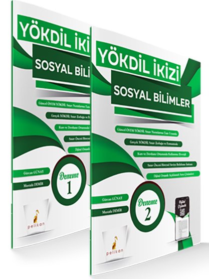 Pelikan YÖKDİL İkizi Sosyal Bilimler 2 Deneme Çözümlü Pelikan Yayınları