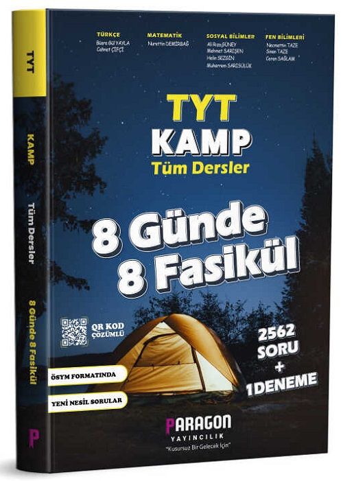 Paragon YKS TYT 8 Günde 8 Fasikül Soru + Deneme Paragon Yayıncılık