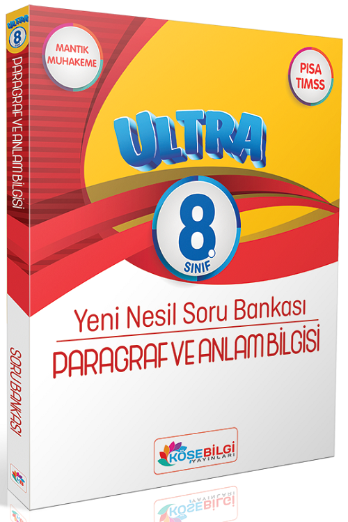 Köşebilgi 8. Sınıf Paragraf ve Anlam Bilgisi Ultra Çözümsüz Soru Bankası Köşebilgi Yayınları