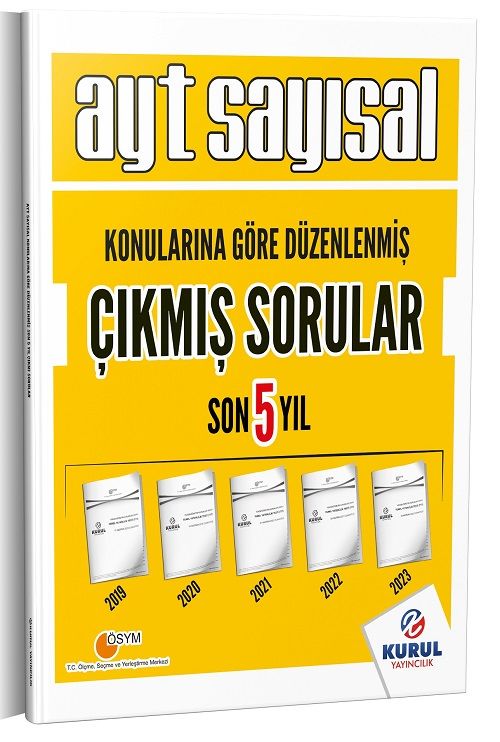 Kurul YKS AYT Sayısal Son 5 Yıl Çıkmış Sorular Video Çözümlü Kurul Yayıncılık