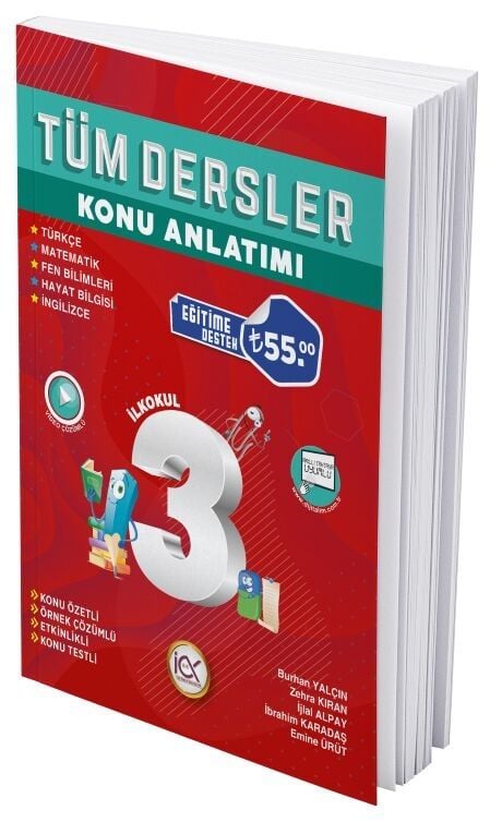 İlk Önce 3. Sınıf Tüm Dersler Konu Anlatımı İlk Önce Yayınları