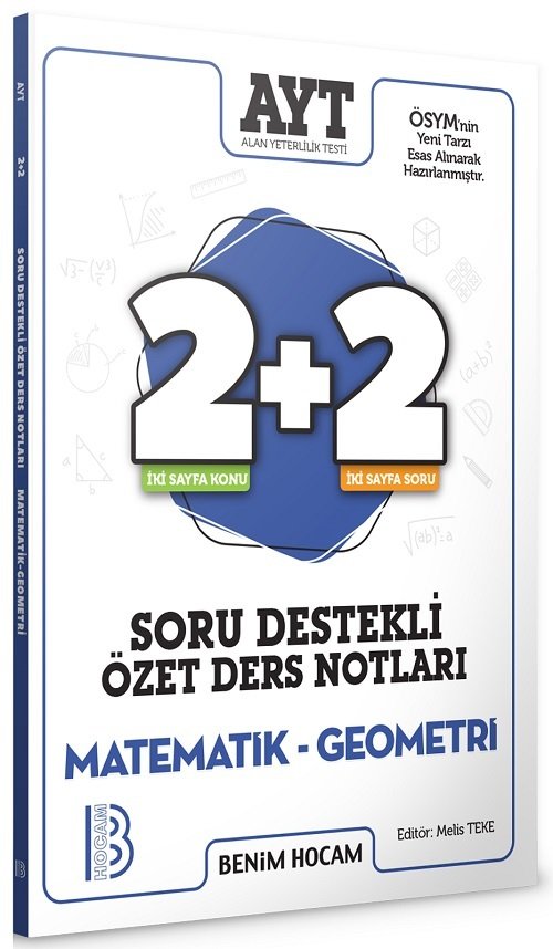 Benim Hocam YKS AYT Matematik Geometri 2+2 Soru Destekli Özet Ders Notları Benim Hocam Yayınları