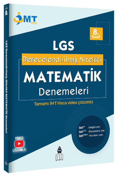 İMT Hoca 8. Sınıf LGS Matematik Derecelendirilmiş Nitelikli Denemeler Video Çözümlü İMT Hoca