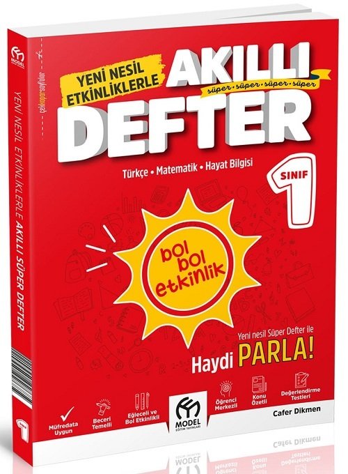 Model 1. Sınıf Süper Akıllı Defter Model Eğitim Yayınları