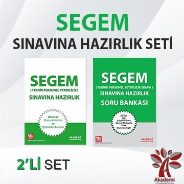 Akademi Segem Sınavları Konu Anlatımlı + Soru Bankası 2 li Set Akademi Consulting Yayınları