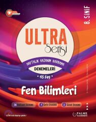 Palme 8. Sınıf LGS Fen Bilimleri Ultra Haftalık Kazanım Kavrama 45 Deneme Palme Yayınları