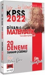 Yargı 2022 KPSS Lise Ön Lisans Divanı Matematik 20 Deneme Çözümlü - Mustafa Duman Yargı Yayınları