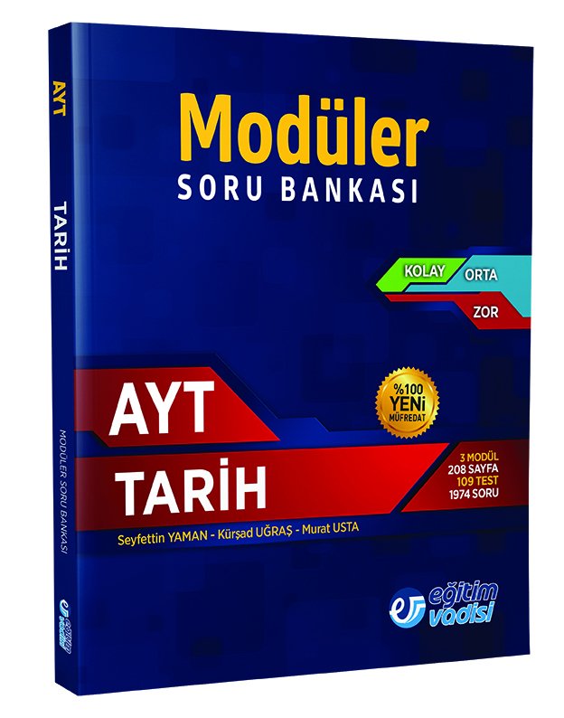 SÜPER FİYAT - Eğitim Vadisi YKS AYT Tarih Modüler Soru Bankası Eğitim Vadisi Yayınları