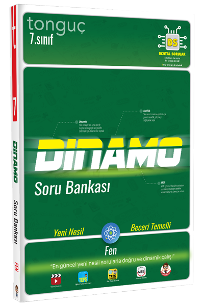 Tonguç 7. Sınıf Fen Bilimleri Dinamo Soru Bankası Tonguç Akademi