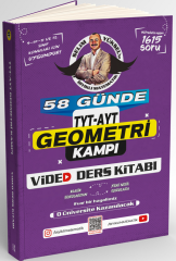 Bıyıklı Matematik YKS TYT AYT 58 Günde Geometri Kampı Video Ders Kitabı - Selim Yüksel Bıyıklı Matematik