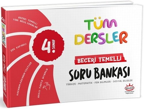 Kral Kızı 4. Sınıf Tüm Dersler Beceri Temelli Soru Bankası Kral Kızı Yayınları