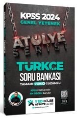 SÜPER FİYAT - Yediiklim 2024 KPSS Türkçe Atölye Soru Bankası Çözümlü - Yusuf Bayraktar Yediiklim Yayınları