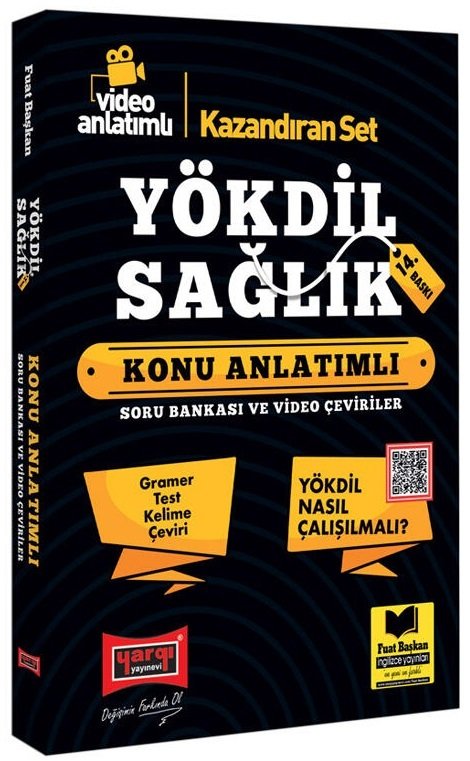 Yargı YÖKDİL Sağlık Bilimleri Konu Anlatımlı Soru Bankası ve Video Çeviriler 14. Baskı - Fuat Başkan Yargı Yayınları