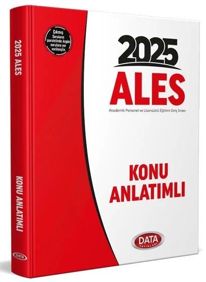 Data 2025 ALES Konu Anlatımlı Data Yayınları