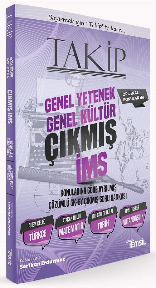 Temsil TAKİP İcra Müdür ve Yardımcılığı Genel Yetenek Genel Kültür Konularına Göre Çıkmış Soru Bankası Temsil Yayınları