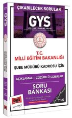 Yargı 2023 GYS MEB Milli Eğitim Bakanlığı Şube Müdürü Çıkabilecek Sorular Soru Bankası Görevde Yükselme Yargı Yayınları