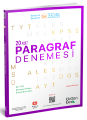 Üç Dört Beş 2025 YKS TYT AYT KPSS ALES DGS MSÜ Paragraf 20 Deneme - Müslüm Kaplan Üç Dört Beş Yayınları