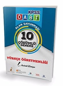 Pelikan 2018 ÖABT Türkçe Öğretmenliği 10 Çözümlü Deneme Sınavı Pelikan Yayınevi