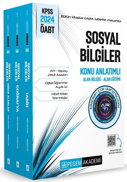 Pegem 2024 ÖABT Sosyal Bilgiler Konu Anlatımlı Modüler Set Pegem Akademi Yayınları