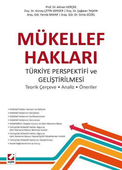 Seçkin Mükellef Hakları - Adnan Gerçek, Güneş Çetin Gerger, Feride Bakar Seçkin Yayınları