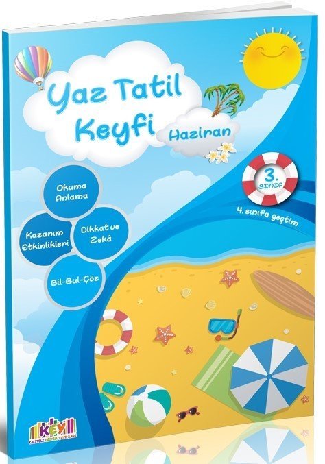 KEY Yayınları 3. Sınıf Keyifli Yaz Tatil Seti 6 lı Set KEY Yayınları