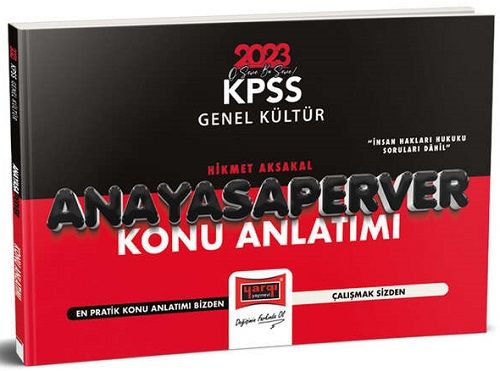 Yargı 2023 KPSS Anayasa Vatandaşlık Anayasaperver Konu Anlatımı Yargı Yayınları