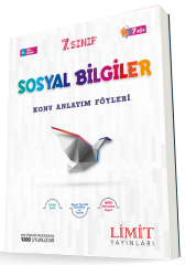 Limit 7. Sınıf Sosyal Bilgiler Konu Anlatım Föyleri 7 Föy Limit Yayınları