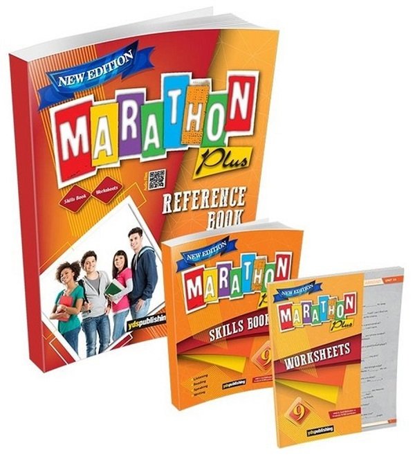 YDS Publishing 9. Sınıf New Edition Marathon Plus Reference Book+Skılls Book+Worksheets 3 Kitap Set YDS Publishing